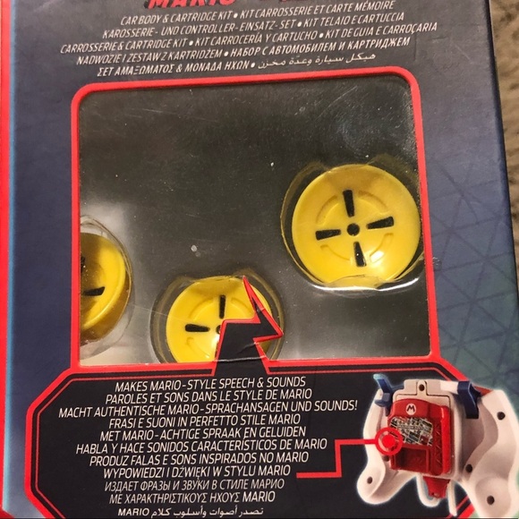 Hot Wheels AI MarioKart Mario Smart Car Body & Cartridge Kit NEW SEALED - Picture 3 of 4